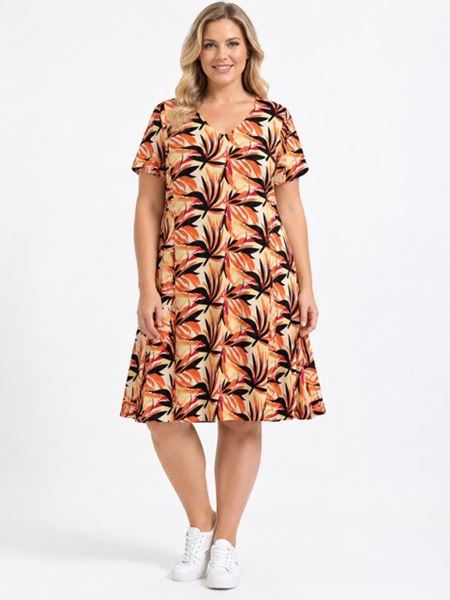 Picture of SUMMER DRESS IN SLIIMING A LINE